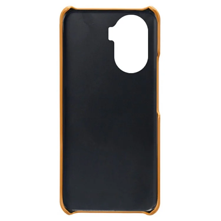 Per Onore X40i 5 g di Slot a Doppia Scheda Case PU Copertina di Telefono Protettivo Per PC Duro Rivestito PU - Arancia
