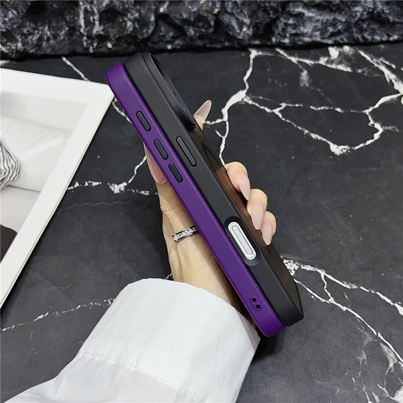 Для Iphone 16 Плюс Корпус, Совместимый с Матовой Крышкой Для pc Magsafe Skin Touch Tpu+ - Серый