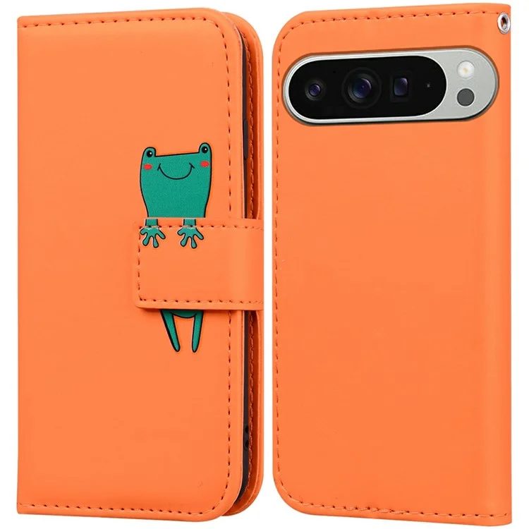 Для Google Pixel 9 Pro XL Case Care Patter - Апельсин