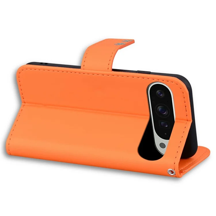 Для Google Pixel 9 Pro XL Case Care Patter - Апельсин