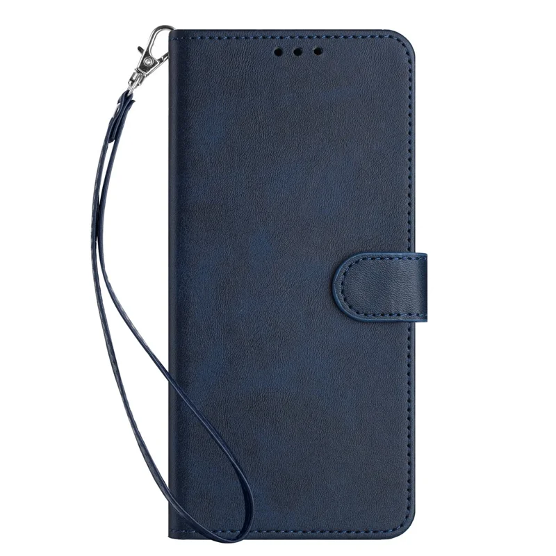 For Xiaomi 14T Case Flip Stand PU Leather Wallet Phone Cover Calf Texture - Sapphire