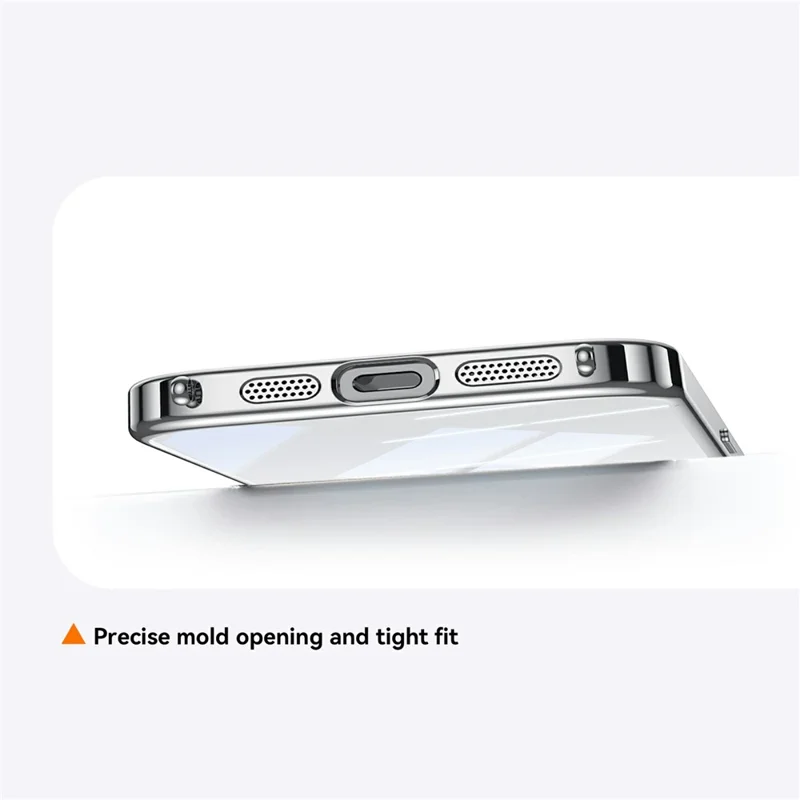 Sulada Для Iphone 16 Plus Case Allectrating Ultra Clear Soft Tpu Phone Cope с Помощью Запястья PU - Белый