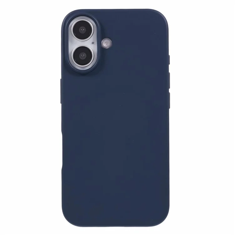 MERCURY GOOSPERY SOFT FEELING Series for iPhone 16 Plus Case Matte Finish TPU Phone Cover - Dark Blue