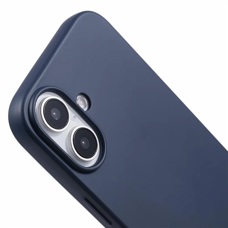 MERCURY GOOSPERY SOFT FEELING Series for iPhone 16 Plus Case Matte Finish TPU Phone Cover - Dark Blue