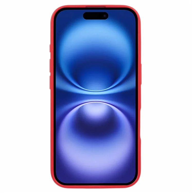 MERCURY GOOSPERY SERIE SOFT FEELING per iPhone 16 Plus Case Finitura Opaca TPU Custodia per telefono - Rosso