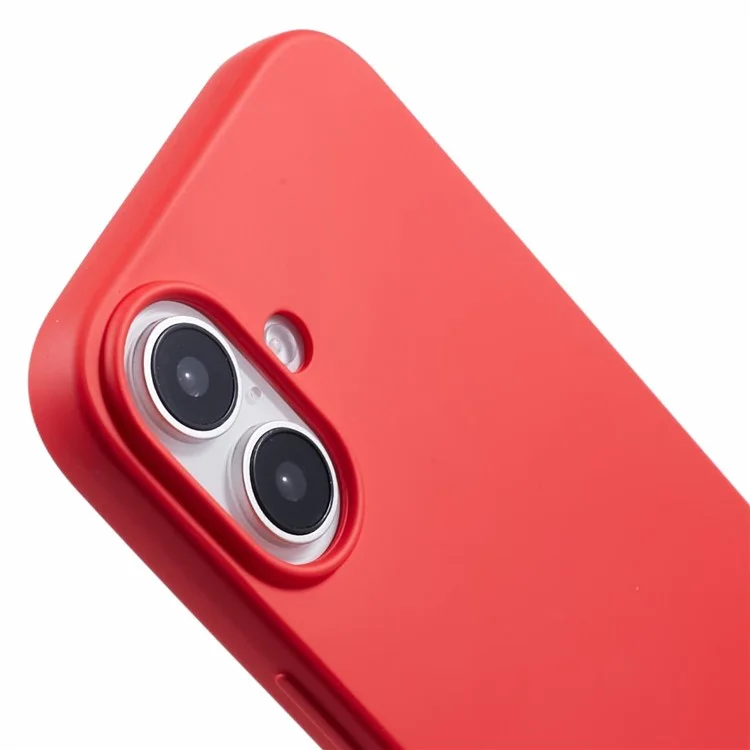 MERCURY GOOSPERY SERIE SOFT FEELING per iPhone 16 Plus Case Finitura Opaca TPU Custodia per telefono - Rosso