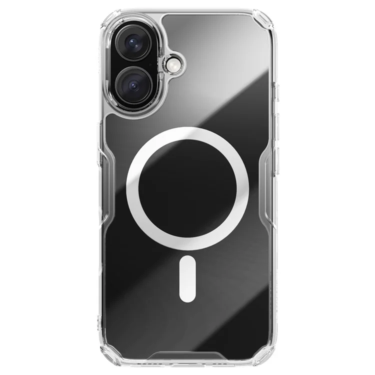NILLKIN Pro Series for iPhone 16 Plus Case Compatible with MagSafe TPU+PC Ultra Clear Phone Case - Transparent