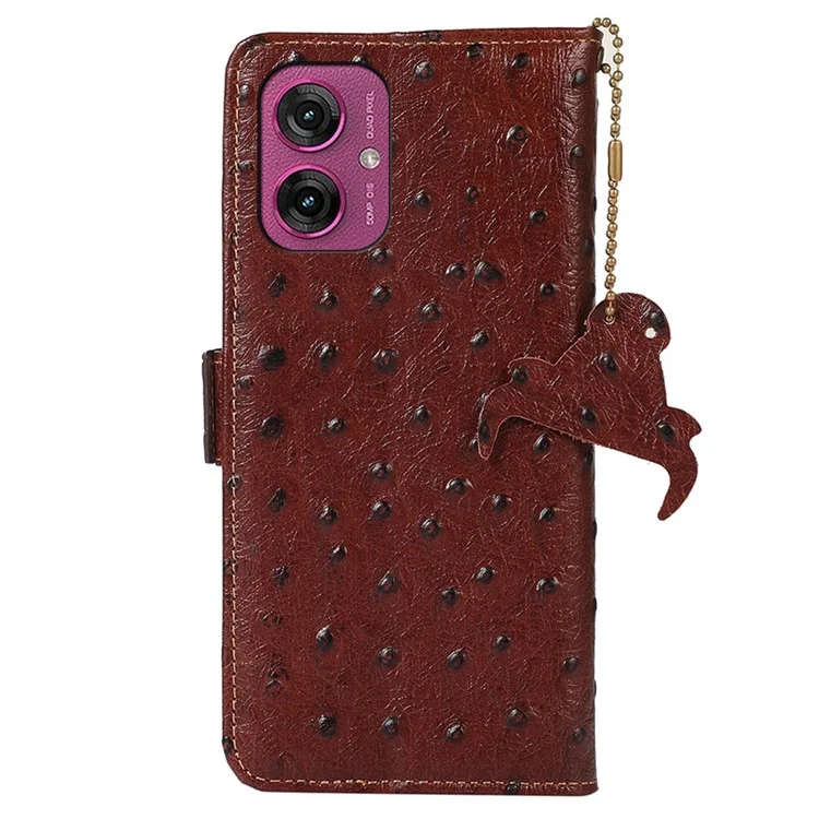 Pour Motorola Moto G55 5G Case RFID Block - Café