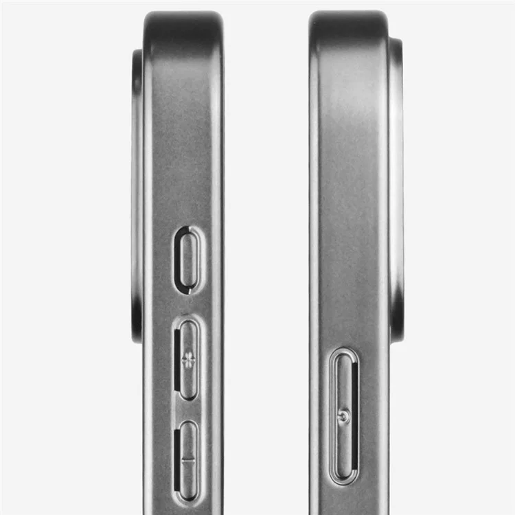 KIGC Для Iphone 16 Pro Max Case, Совместим с Magsafe Leather+pc+tpu. - Серый