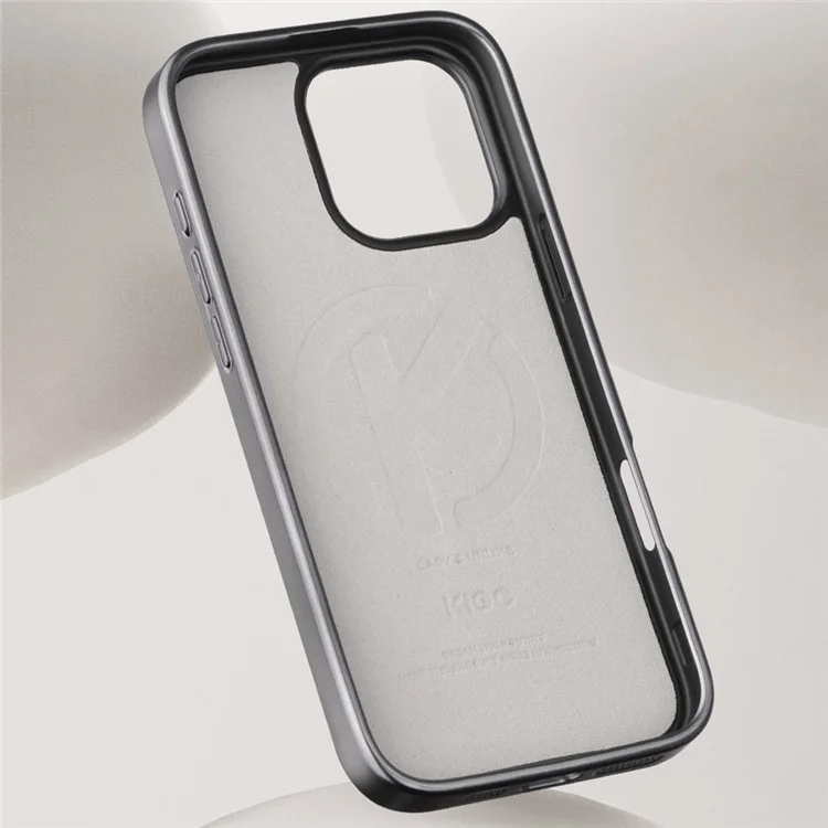 KIGC Для Iphone 16 Pro Max Case, Совместим с Magsafe Leather+pc+tpu. - Серый