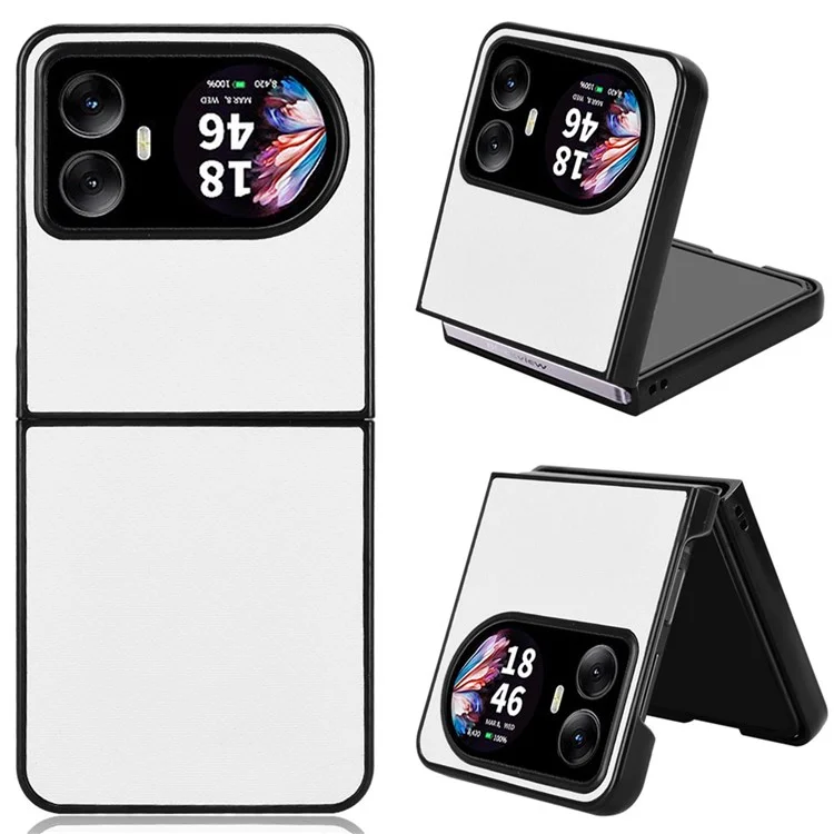 For Blackview Hero 10 4G Case Carbon Fiber Texture Shockproof PU+PC Phone Cover - White