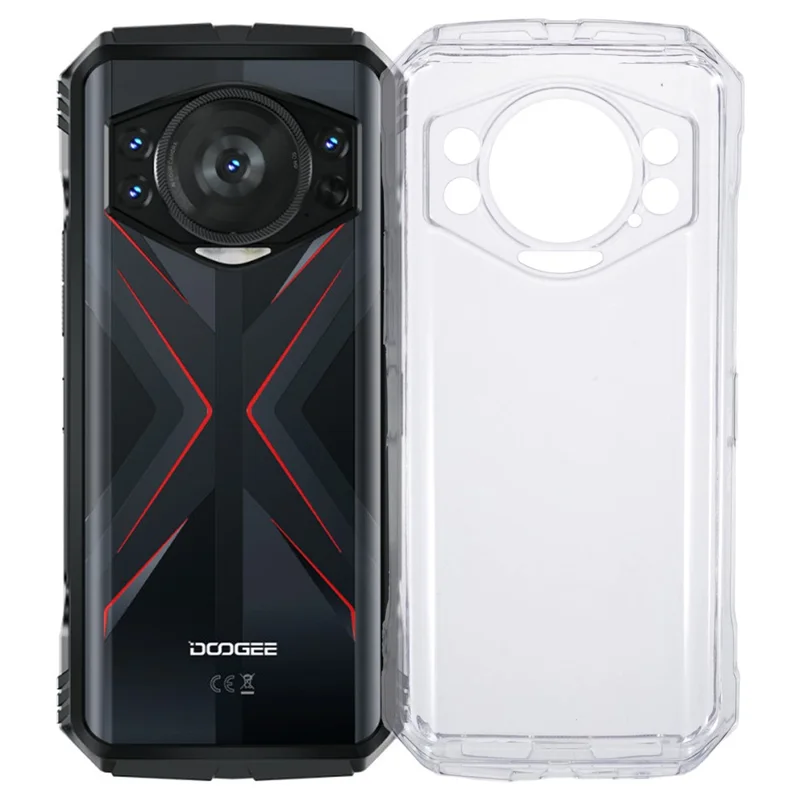 For Doogee S118 / S Cyber Case Soft TPU Drop Protection Phone Cover - Transparent