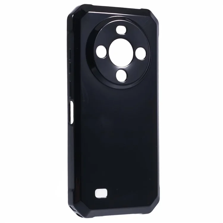 Funda de Teléfono Protectora de TPU Suave para Fossibot F105 - Negro
