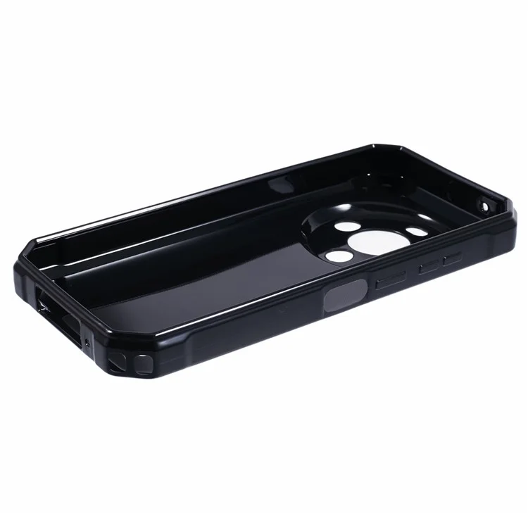 Funda de Teléfono Protectora de TPU Suave para Fossibot F105 - Negro