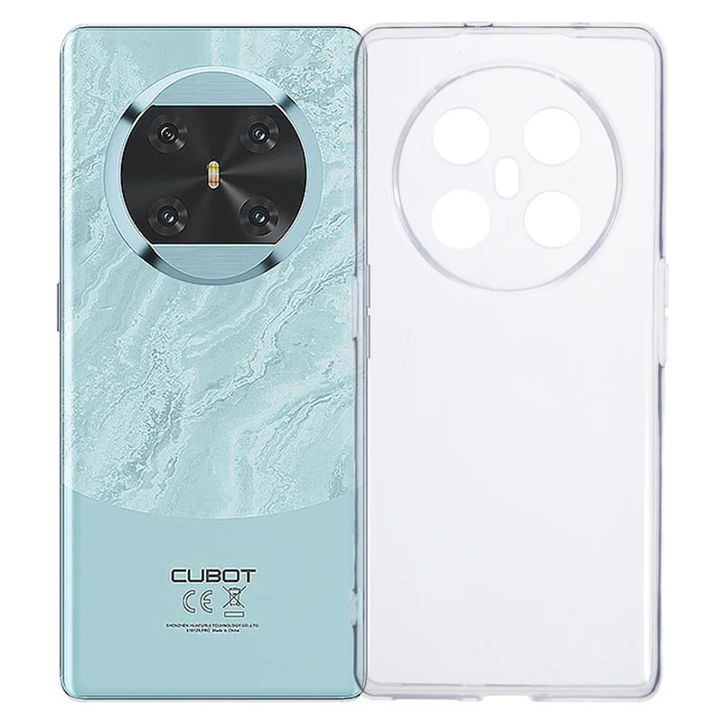 For Cubot X90 Case Soft TPU Drop Protection Phone Cover - Transparent