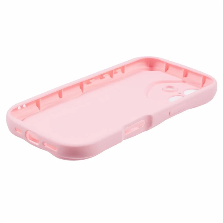 Per Iphone 16 Case Candy Coloro TPU Ghell Basked - Rosa