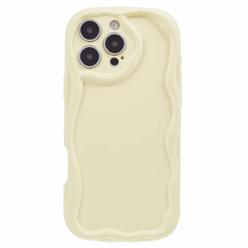 Per Iphone 16 Pro Case Candy Coloro TPU Ghell Basked Telefono - Giallo