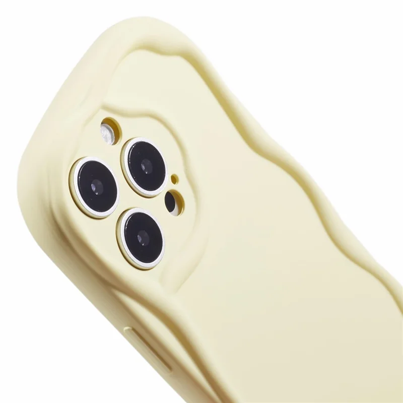 Per Iphone 16 Pro Case Candy Coloro TPU Ghell Basked Telefono - Giallo
