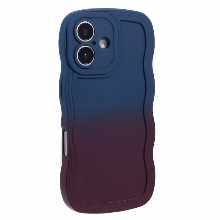 Serie JTW Per Iphone 16 TPU Telefless Cover Basket - Sapphire+Dark Purple