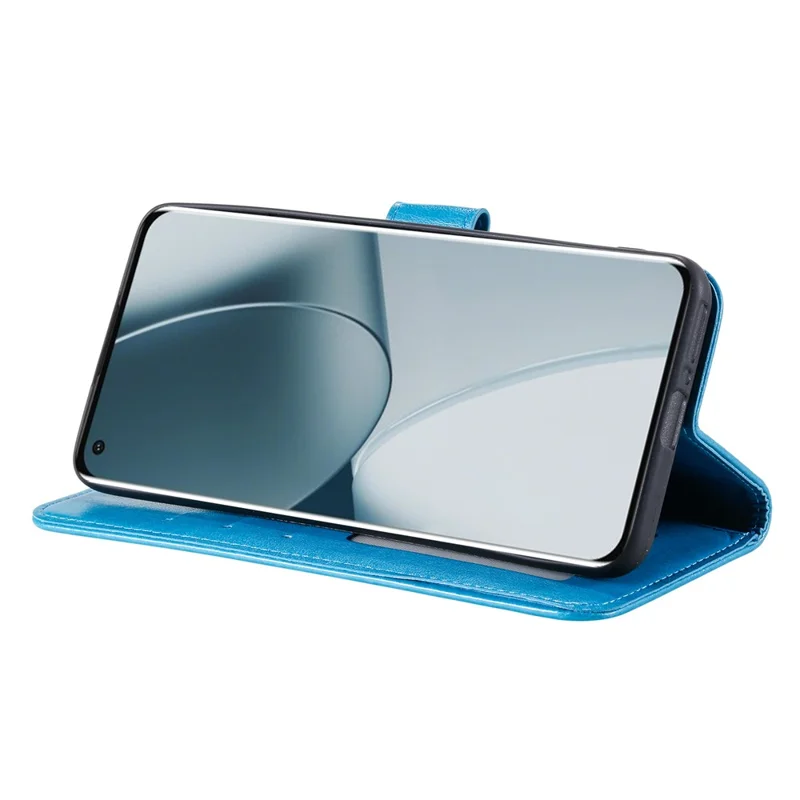For Xiaomi 14T Pro Case Imprinted Totem PU Leather Wallet Stand Phone Cover - Blue