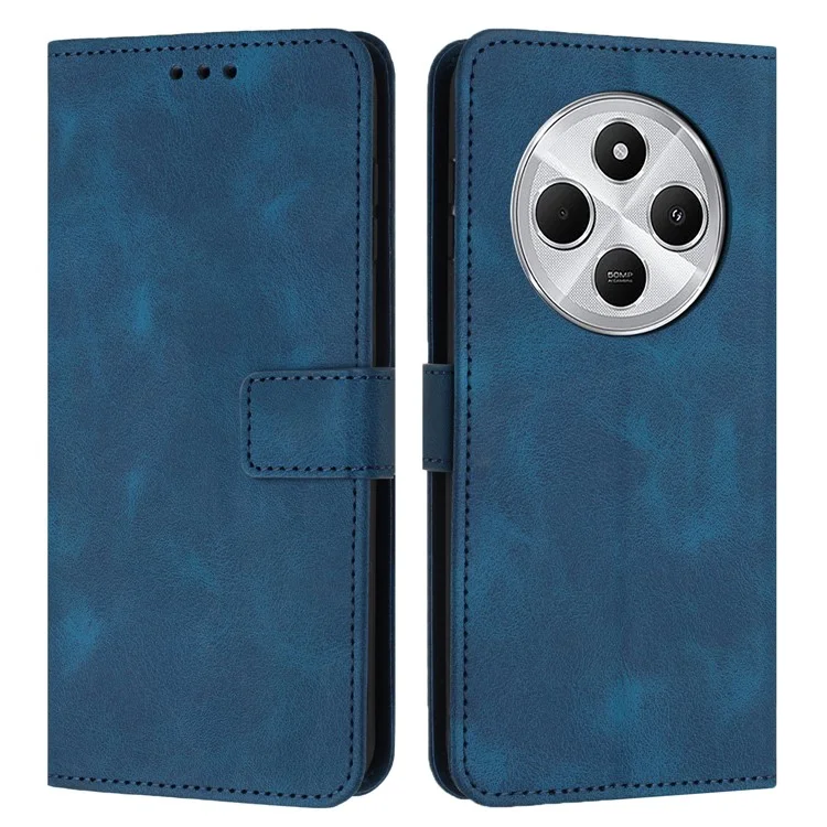 Для Xiaomi Redmi 14c 4G Ceafe Case Solid Color Collect Protective Phone Prope Cover - Синий