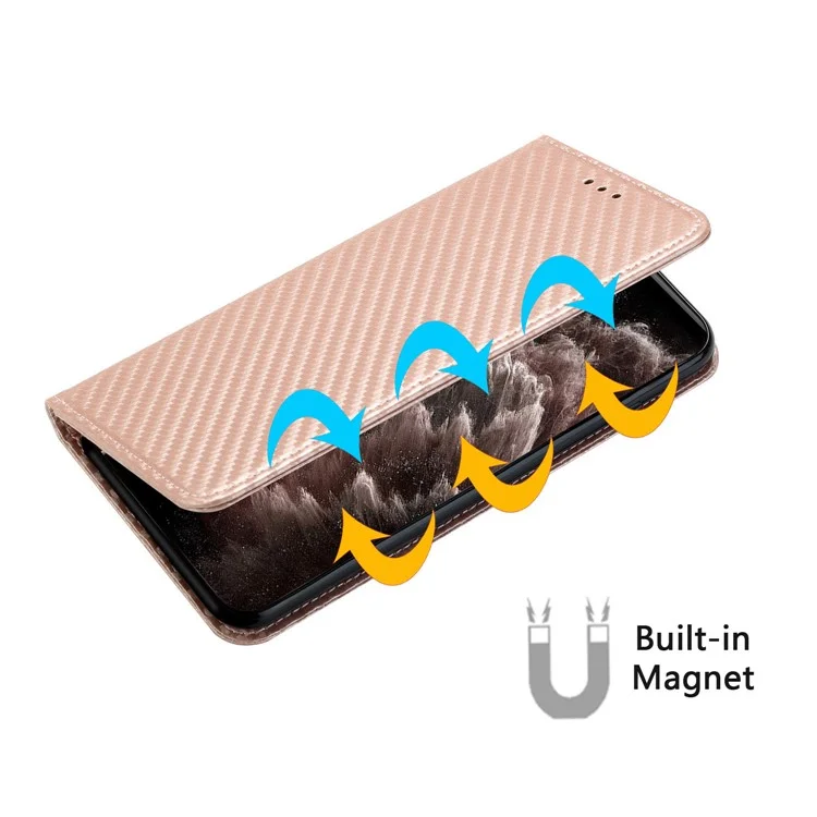 Para Samsung Galaxy A06 Case Flip Phip Cover Soporte Fuerte Magnético Cierre - Oro Rosa