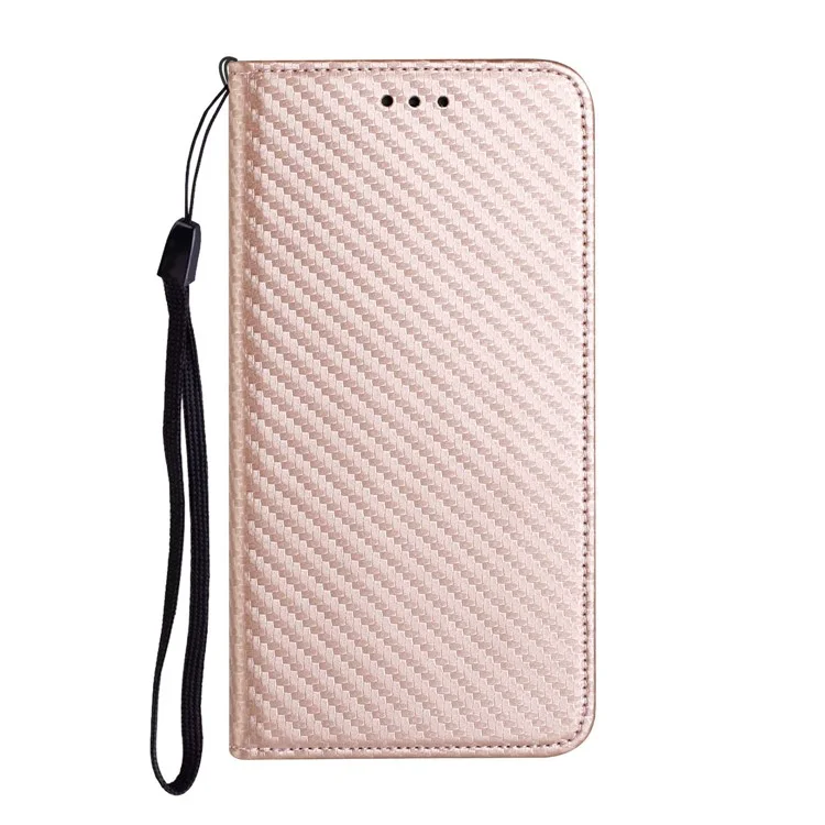 Para Samsung Galaxy A06 Case Flip Phip Cover Soporte Fuerte Magnético Cierre - Oro Rosa