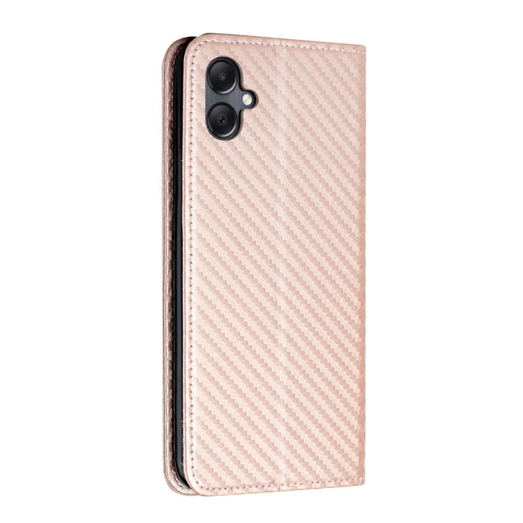 Para Samsung Galaxy A06 Case Flip Phip Cover Soporte Fuerte Magnético Cierre - Oro Rosa