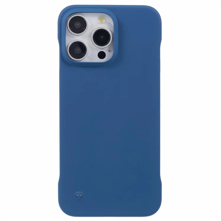 Per Iphone 16 Pro Case PC Hard PC Skin-Touch Cover Del Telefono Squadre Senza Tela - Zaffiro