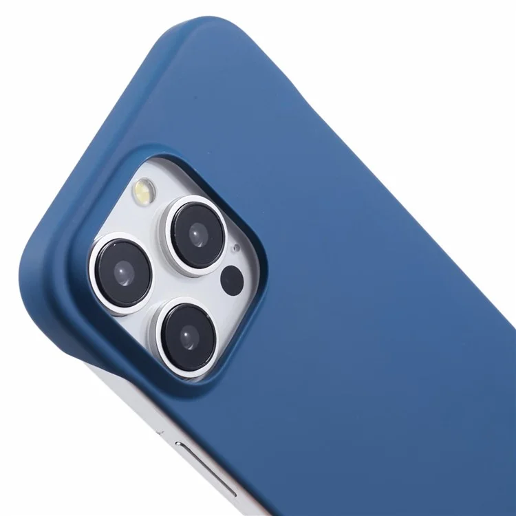 Per Iphone 16 Pro Case PC Hard PC Skin-Touch Cover Del Telefono Squadre Senza Tela - Zaffiro