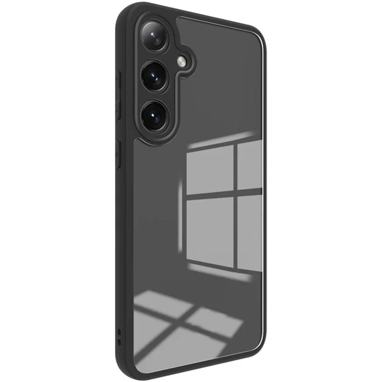 IMAK UX-9A Série pour Samsung Galaxy S24 FE Coque Transparente TPU+PC Étui de Protection Coins Renforcés
