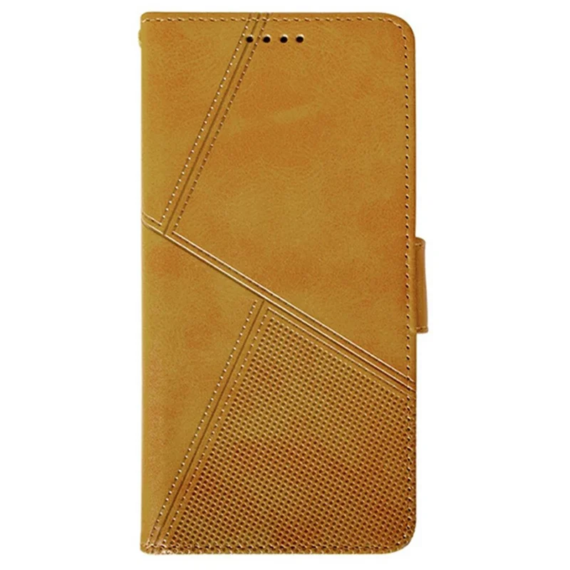 Idewei Для Google Pixel 9 / 9 Pro Wallet Phone Case Case Calf Texture Stand Кожаная Крышка - Апельсин