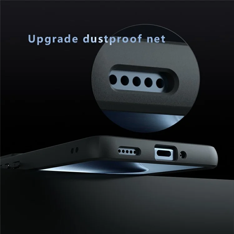 Per Xiaomi 14T Pro Case Skin-Touch TPU+PC Matte Phone Shell, Transparent Black