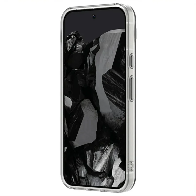 Candy Series For Google Pixel 9 Pro XL Case Compatible with MagSafe PC+TPU+PET Anti-Drop Phone Cover - White