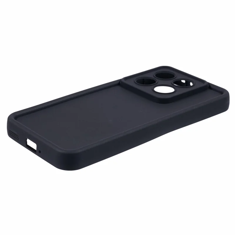 Per Xiaomi 14T Pro Case Grooved Design TPU Anti-Slip Phone Cover - Nero