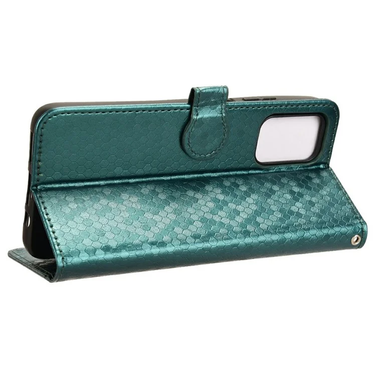 Per Motorola Moto G35 5G Wallet Case Dot Pattern Impronta PU Coperchi - Verde