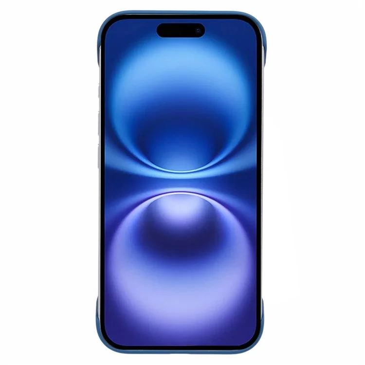 For iPhone 16 Case Hard PC Skin-Touch Phone Cover Frameless Breathable Cooling - Royal Blue