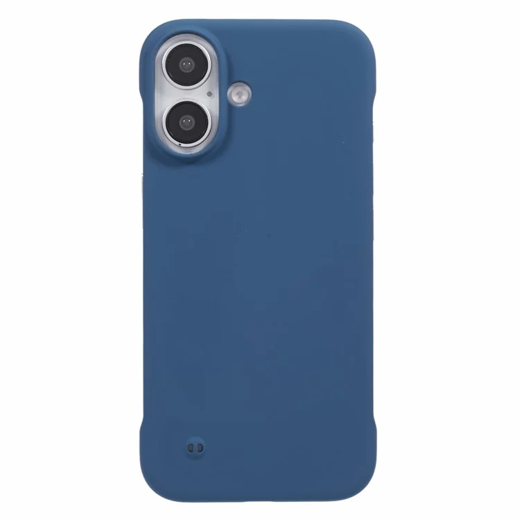 For iPhone 16 Case Hard PC Skin-Touch Phone Cover Frameless Breathable Cooling - Royal Blue