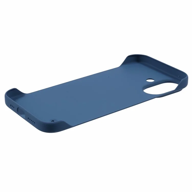 For iPhone 16 Case Hard PC Skin-Touch Phone Cover Frameless Breathable Cooling - Royal Blue