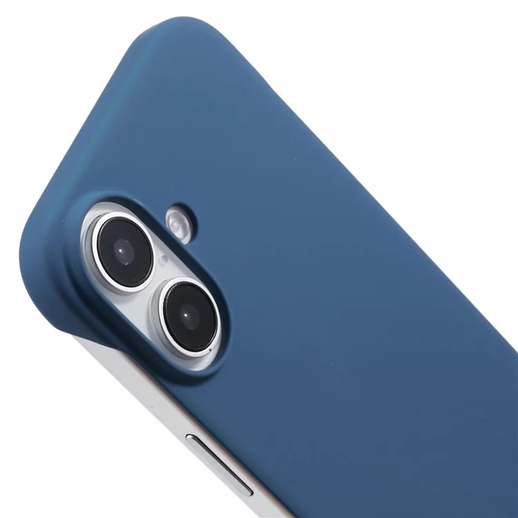 For iPhone 16 Case Hard PC Skin-Touch Phone Cover Frameless Breathable Cooling - Royal Blue