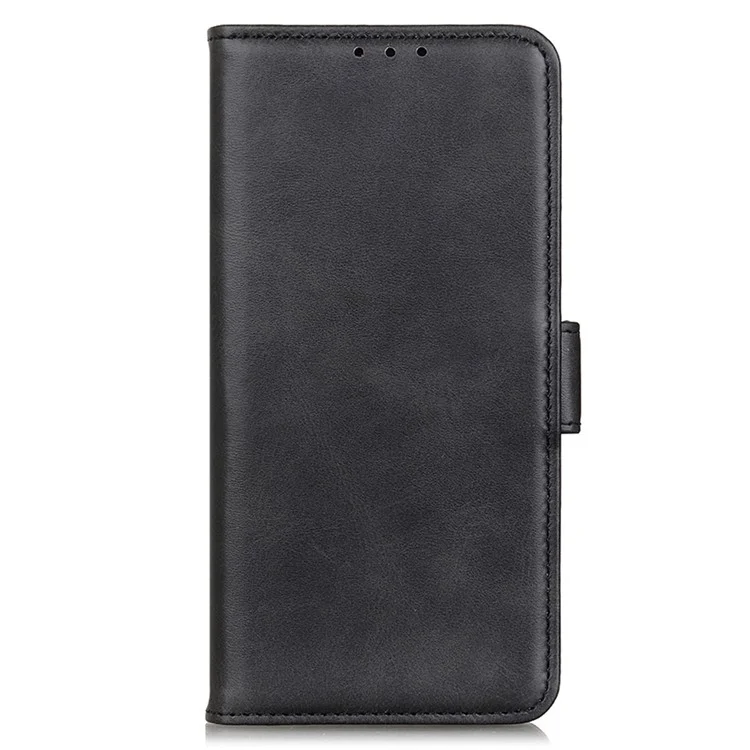 Pour Motorola Moto G55 5G Case de Support Texture de la Vache - Noir