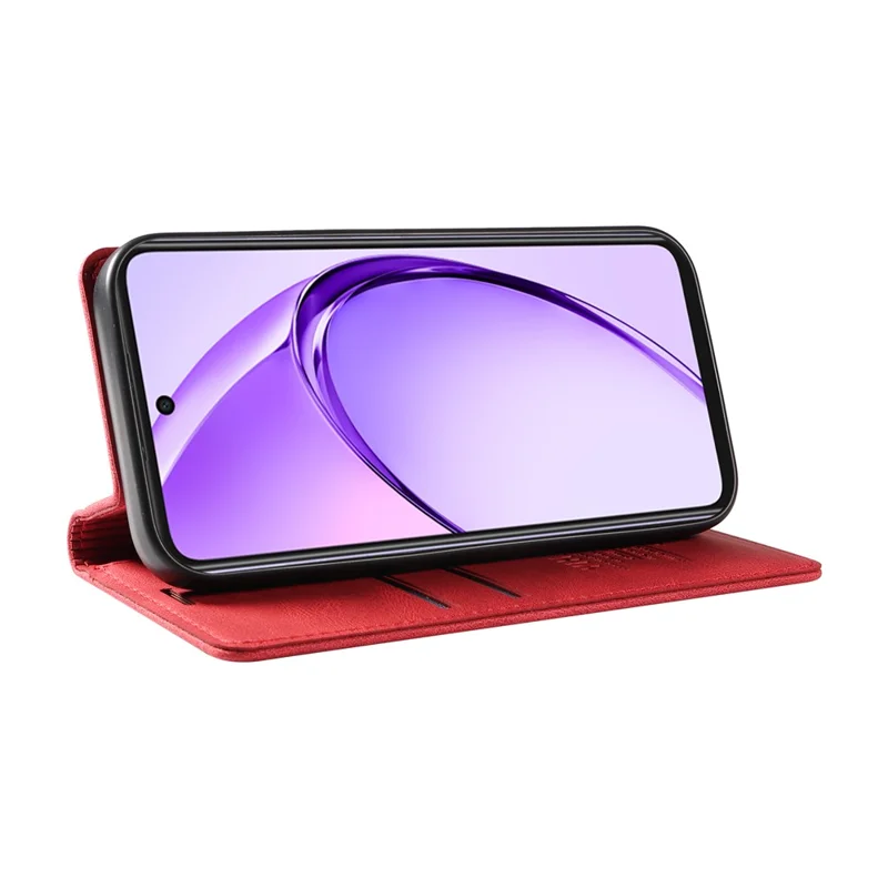 Yikatu Yk-004 Pour Oppo A3x 4G / 5g / A3 4G / 5g / A60 5G / A40 4G / A40m 4G Étui en Cuir Couverture de Téléphone à Touche - Rouge
