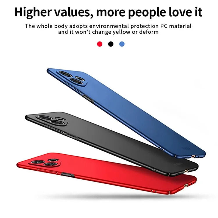 Serie Mafi Shield Matte Per Xiaomi Redmi 13 5G / Copertura Protettiva Per PC Ultra Slim 4g - Blu