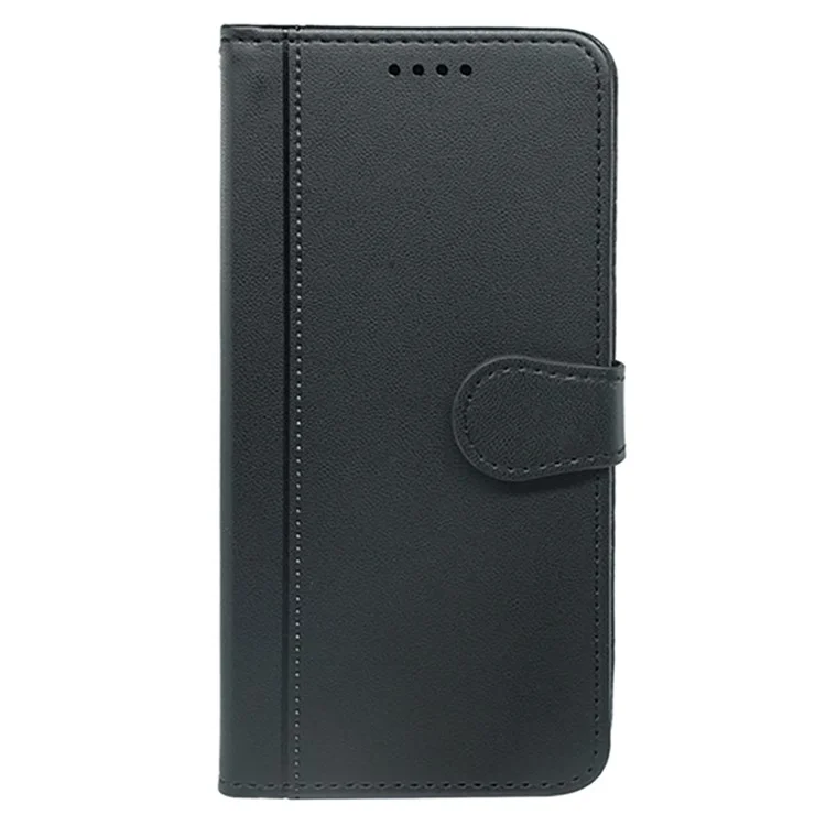 Per Samsung Galaxy A16 5G Wallet Case di Pelle a Scatto Magnetico Con Cinturino - Nero