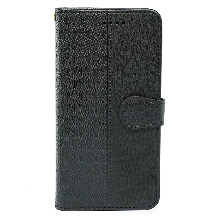 Per Motorola Edge 50 5G Wallet Telefono Tecny Impronta Flip Cover Flip - Nero