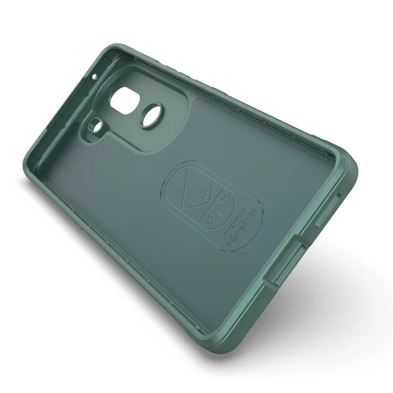 For vivo iQOO Z9s 5G Case Anti-Drop Soft TPU Rugged Phone Back Cover - Green