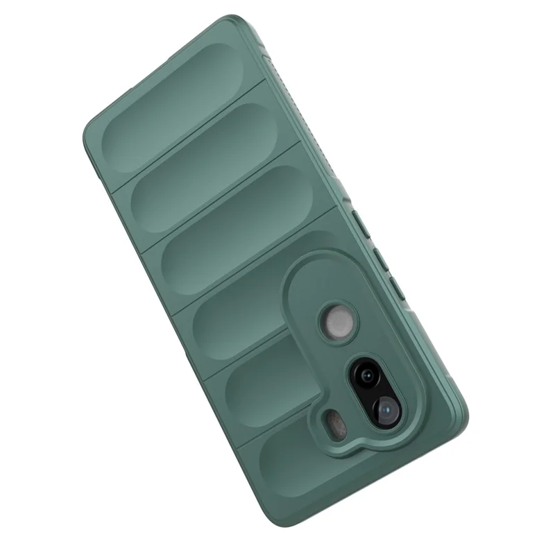 For vivo iQOO Z9s 5G Case Anti-Drop Soft TPU Rugged Phone Back Cover - Green