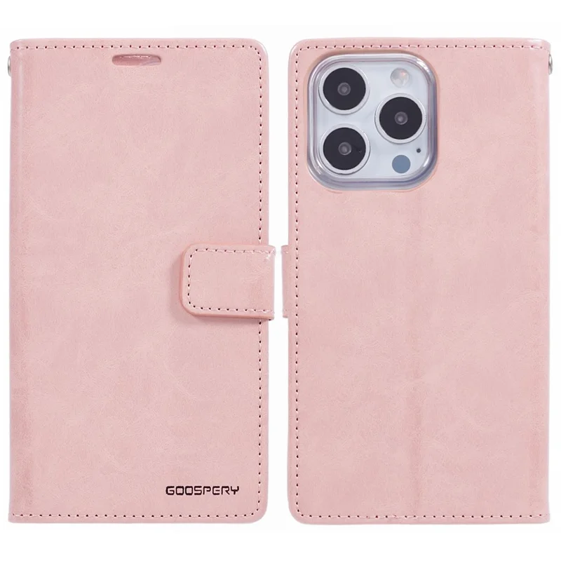 Mercury Goospery Blue Moon Для Iphone 16 Pro Max Case Stand Полная Защита - Розовый