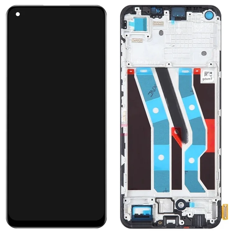 Für Realme 11 4G (159,9 x 73,3 x 7,95 Mm) Bildschirm Und Digitalisierer -montage + Frame -ersatzteil (ohne Logo)