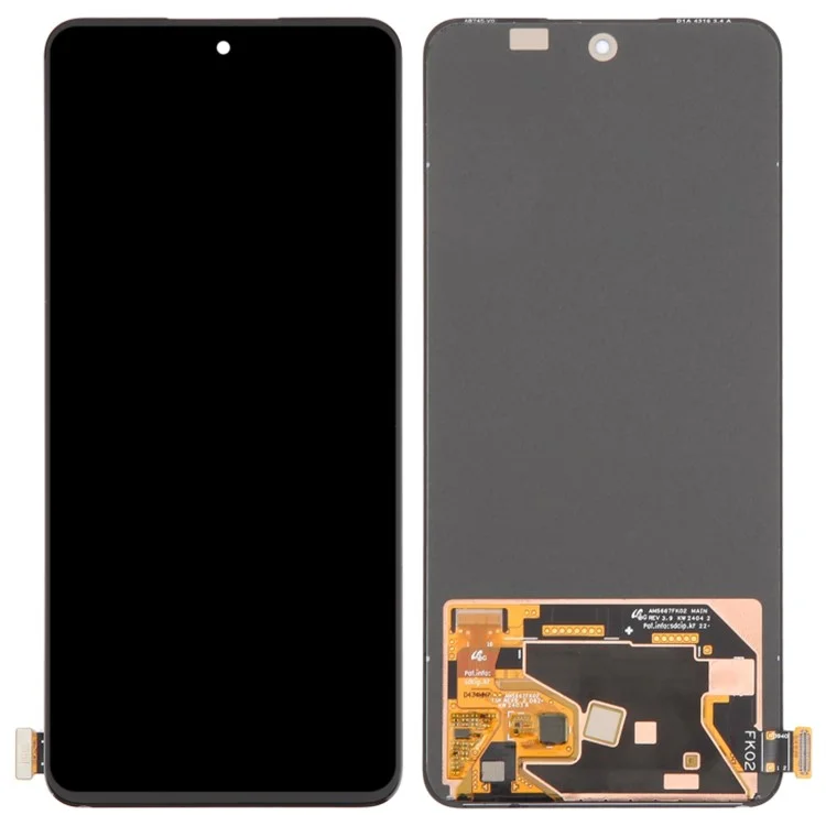 Para o Realme 12+ 5G OEM Grade S AMOLED Screen e Digitizer Ossembly Part (sem Logotipo)